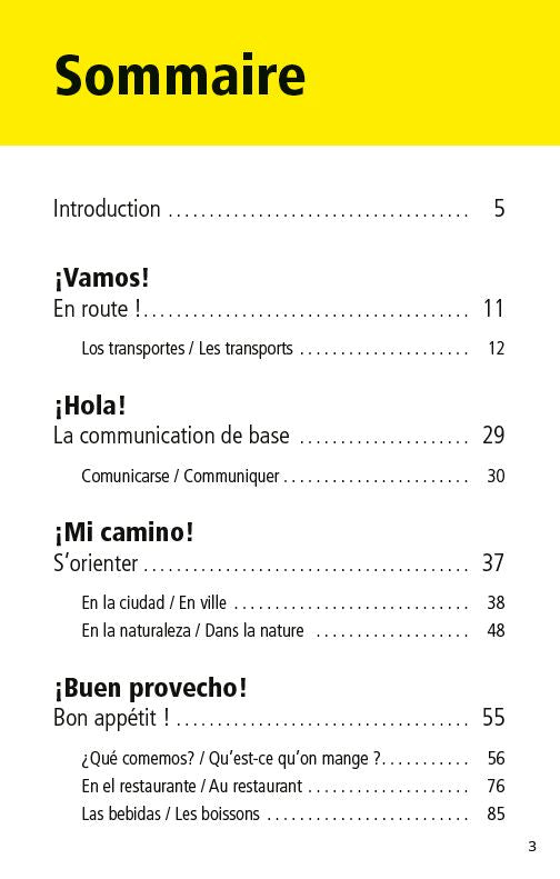 Guide de conversation visuel - L'espagnol pour les Nuls