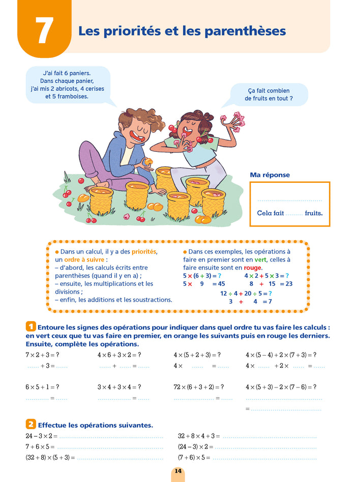 Mon cahier de calcul mental CM1-CM2