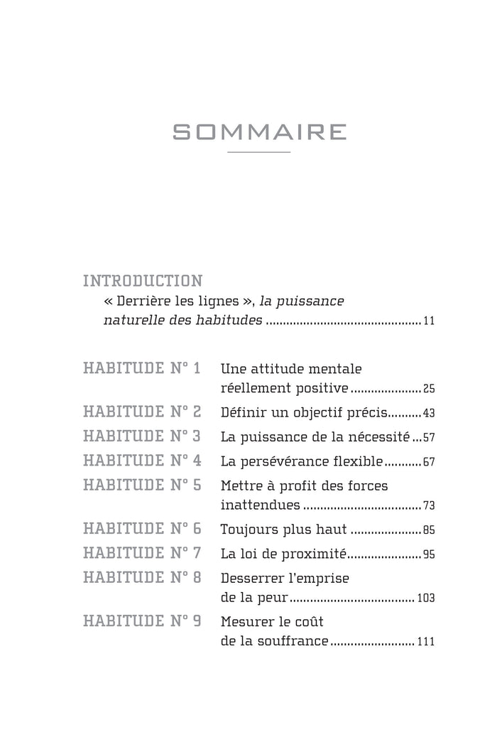 La force cosmique des habitudes
