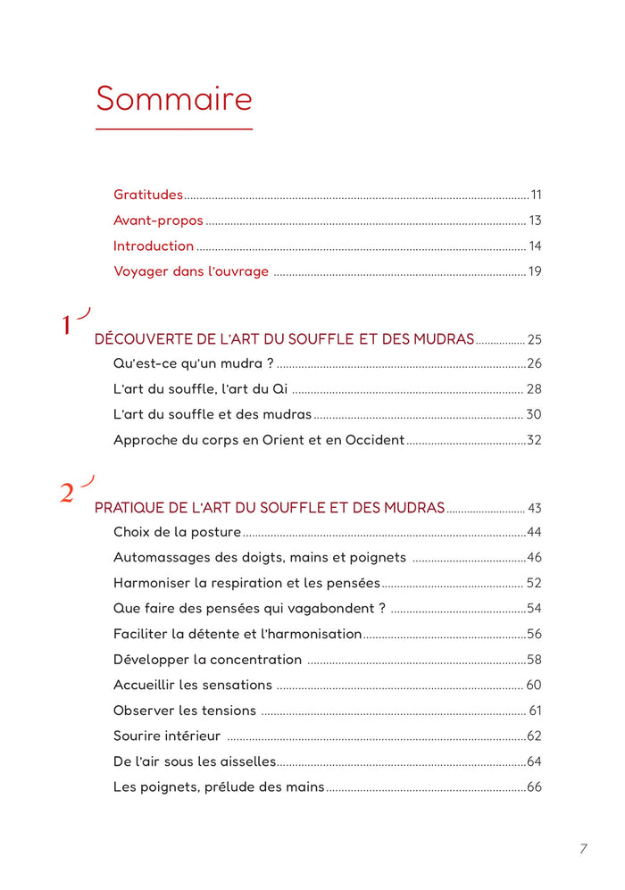 L'art du souffle et des mudras - Voyage au coeur des mains