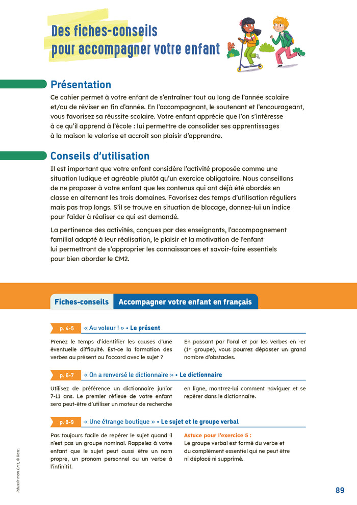 Réussir mon CM1 - Je m'entraîne toute l'année