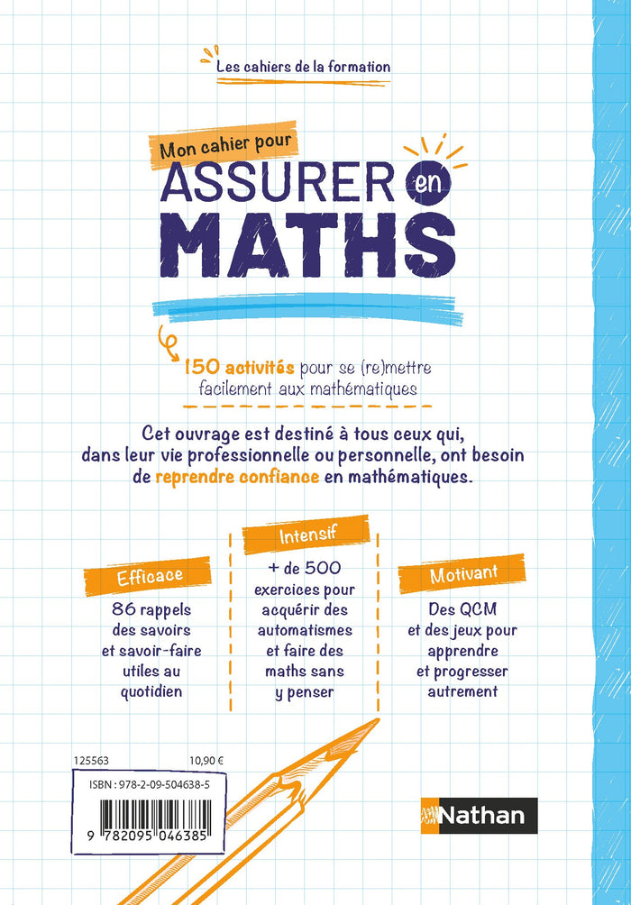 Mon cahier pour assurer en maths