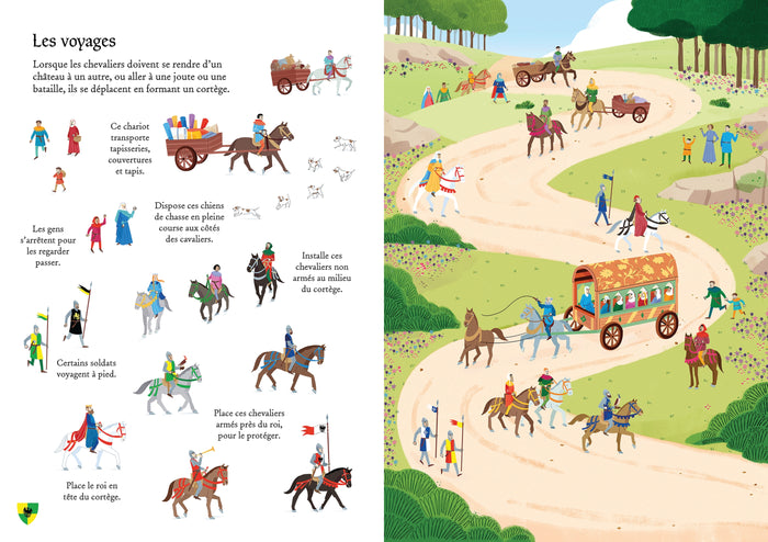 Les chevaliers - Mes petites décalcomanies