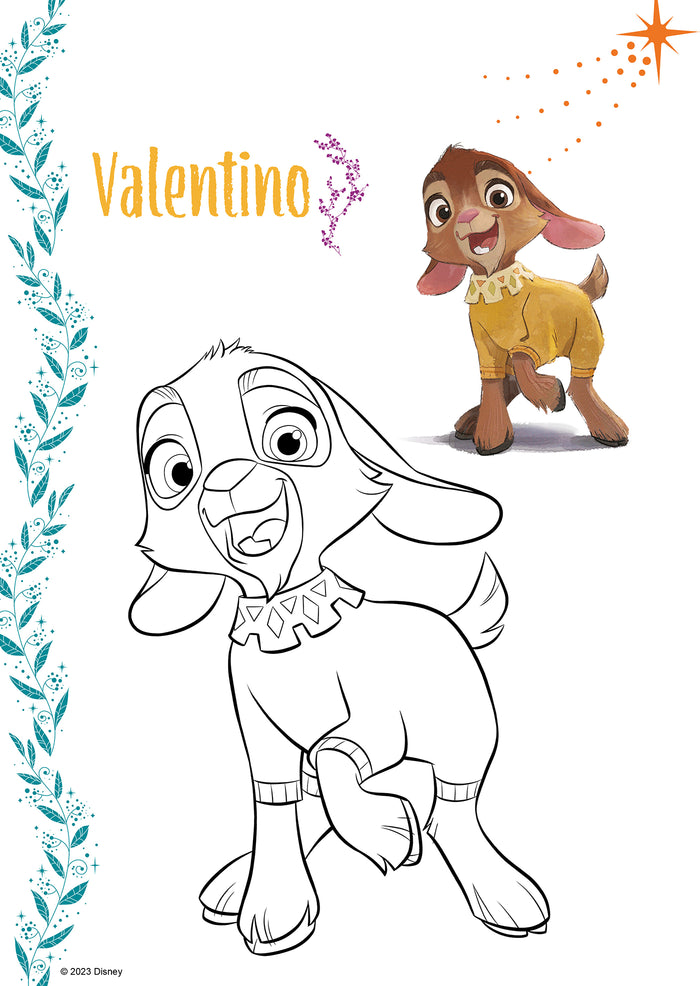 Disney Wish - Coloriage avec plus de 100 stickers
