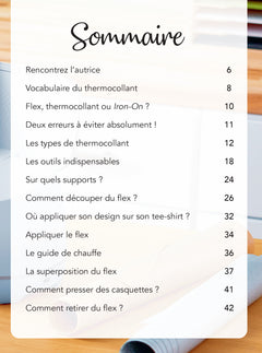 Mes matériaux cricut - 100% thermocollant