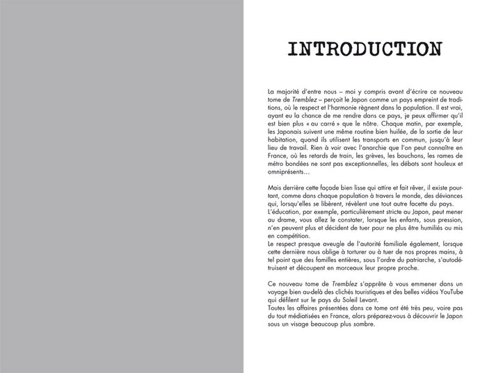 Tremblez ! Crimes au Japon