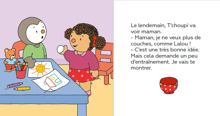 T'choupi ne met plus de couches