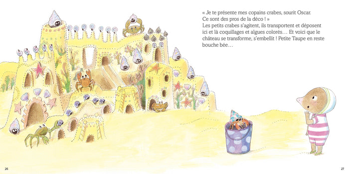 Petite taupe et le concours de châteaux de sable