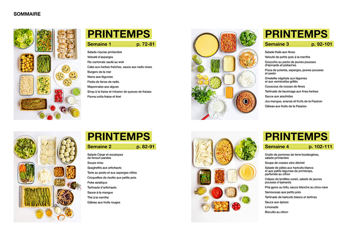 Batch vegan au fil des saisons