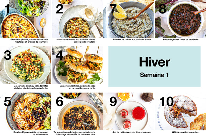 Batch vegan au fil des saisons