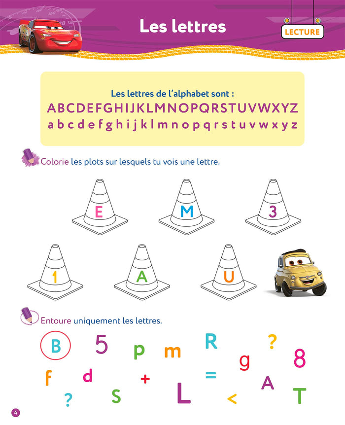 Disney - Cars - Mon année de Moyenne Section