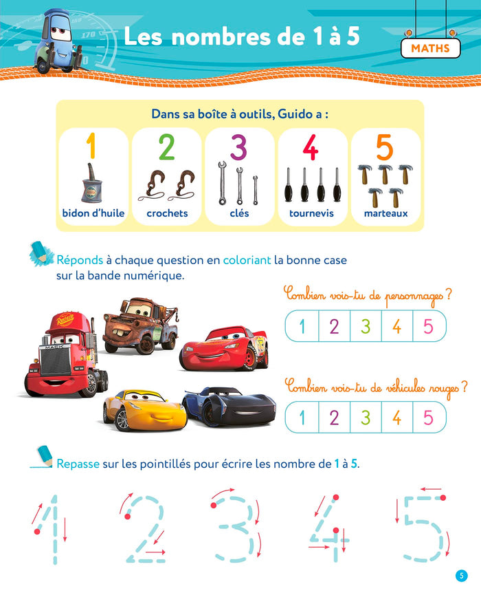 Disney - Cars - Mon année de Moyenne Section