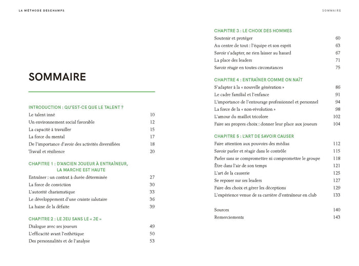 La méthode Deschamps