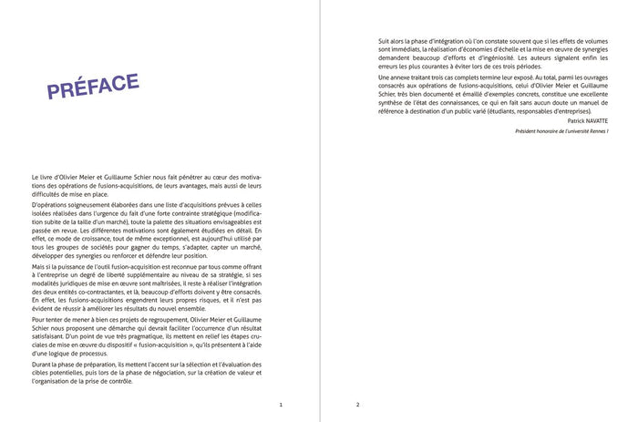 Fusions acquisitions