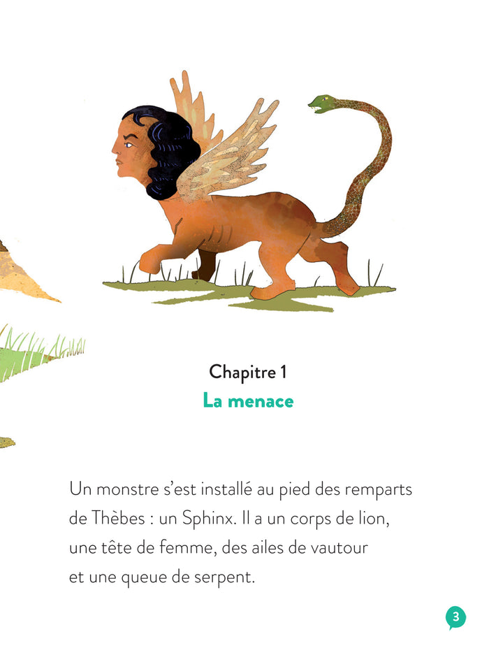 Ma première mythologie - Oedipe et l'énigme du sphinx