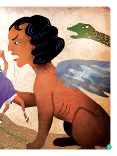 Ma première mythologie - Oedipe et l'énigme du sphinx