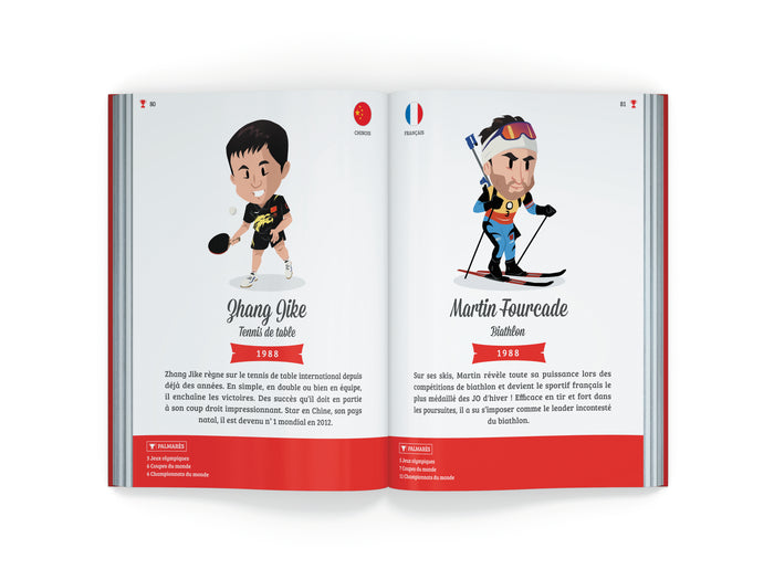 Les légendes du sport - Carnet