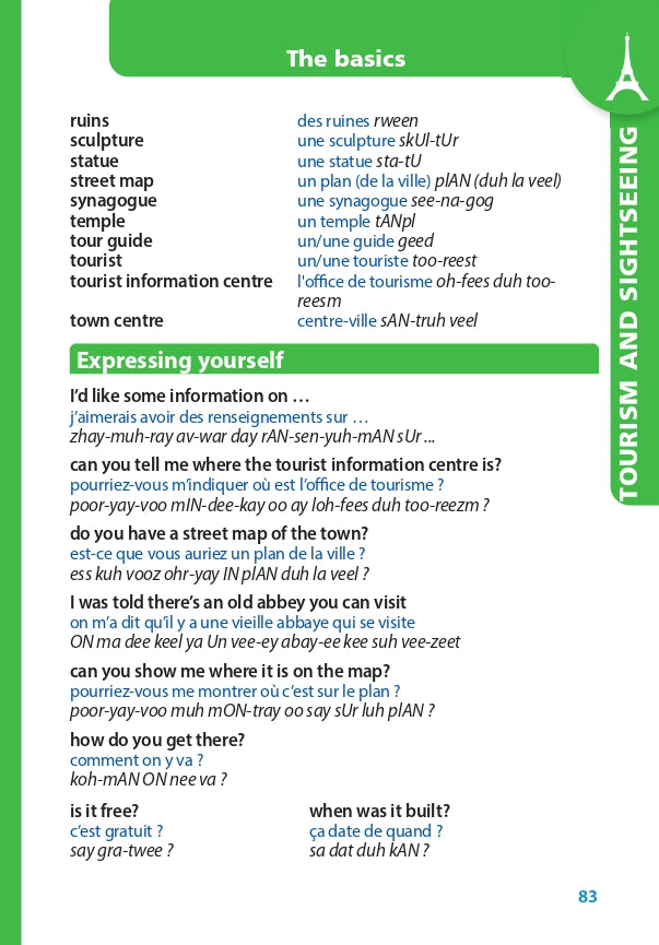 Guide de conversation français
