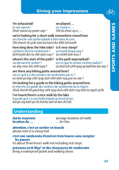 Guide de conversation français