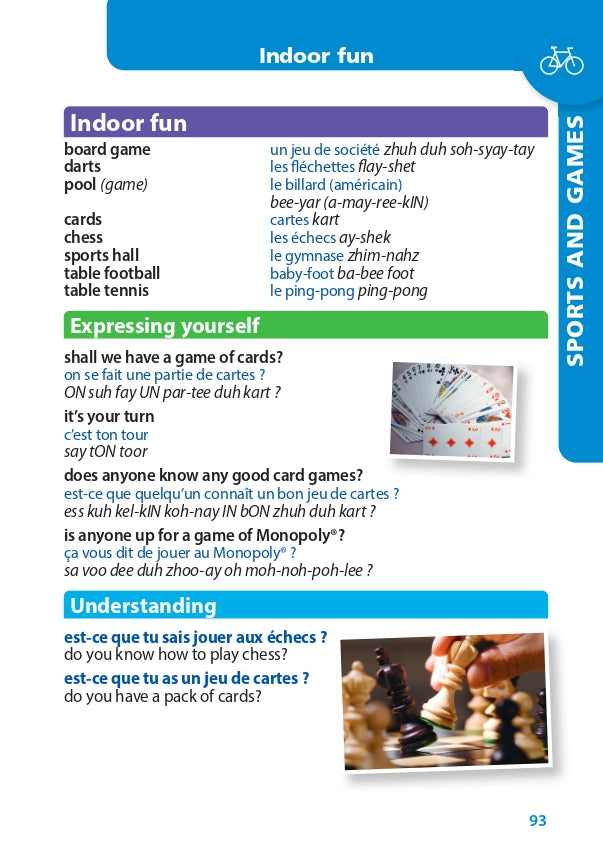 Guide de conversation français