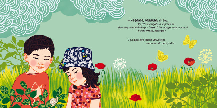 Bulle et Bob au jardin