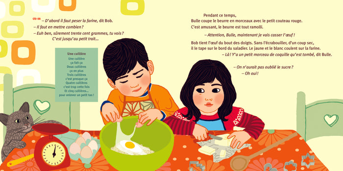 Bulle et Bob dans la cuisine