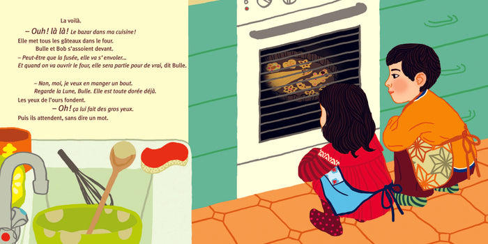 Bulle et Bob dans la cuisine