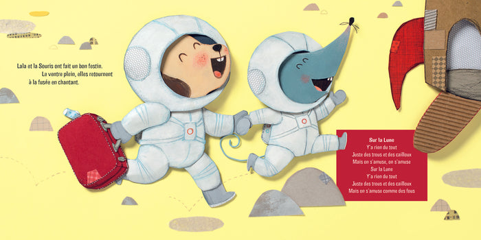 Hop, dans la Lune ! - livre-CD