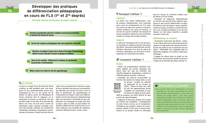 Je construis mes contenus d'enseignement 2nd degré