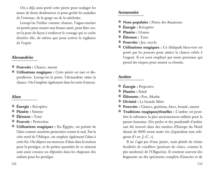 Encyclopédie des cristaux