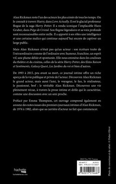 Le journal d'Alan Rickman