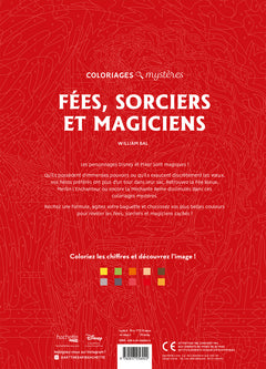 Coloriages Mystères Disney - Fées, sorciers et magiciens
