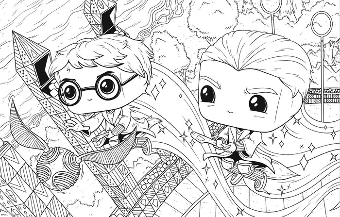 Coloriage Funko Harry Potter