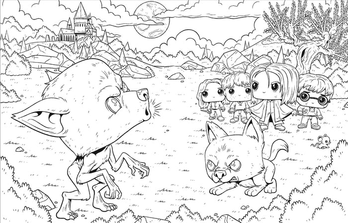 Coloriage Funko Harry Potter