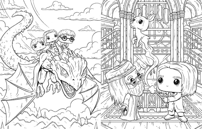 Coloriage Funko Harry Potter
