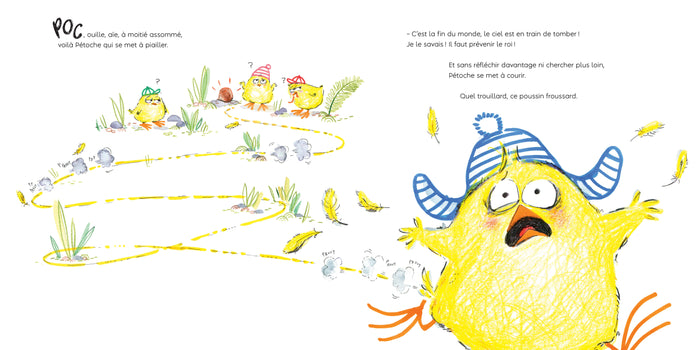 Pétoche, le poussin froussard