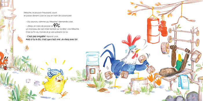 Pétoche, le poussin froussard