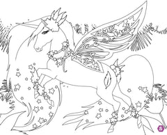 Licorne de rêve - Carnet créatif - Magie de la forêt