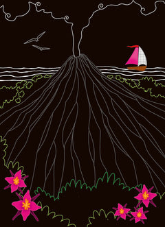 Les volcans - Cartes à gratter