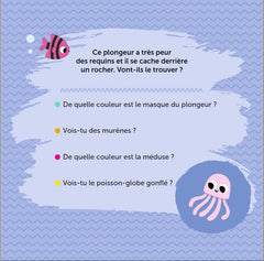 Je colorie avec de l'eau - Sous l'océan