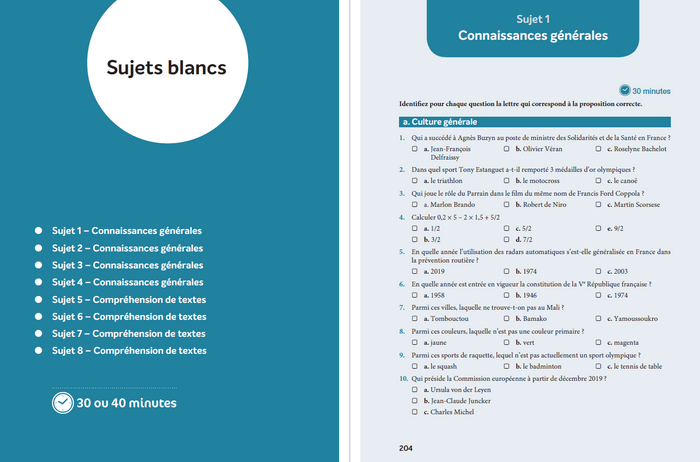 Epreuves de sélection Gendarme adjoint volontaire 2024