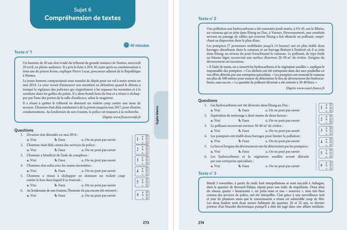 Epreuves de sélection Gendarme adjoint volontaire 2024