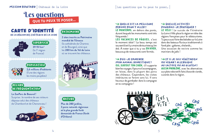 Mission Routard dans les châteaux de la Loire