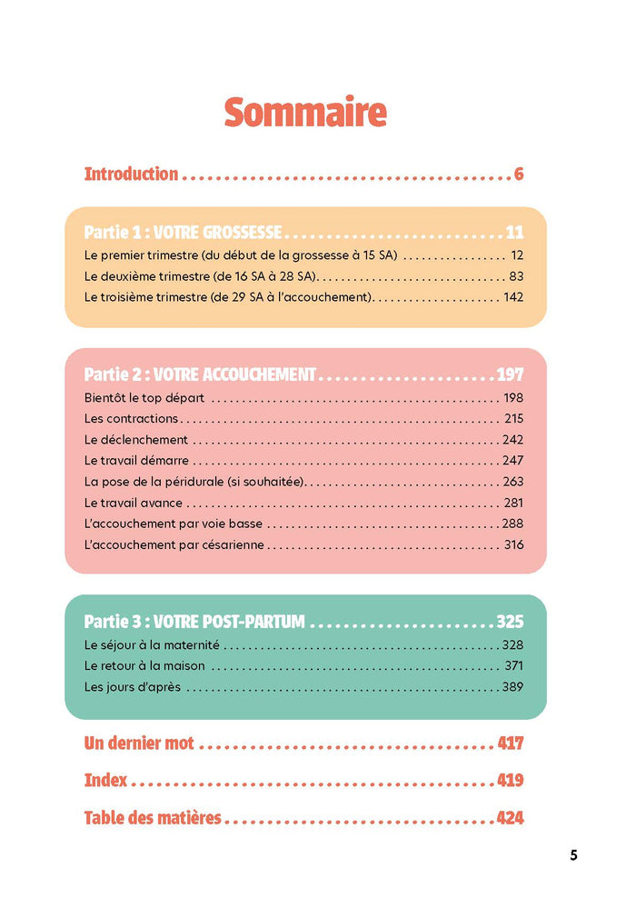 Le grand guide de ma grossesse sereine