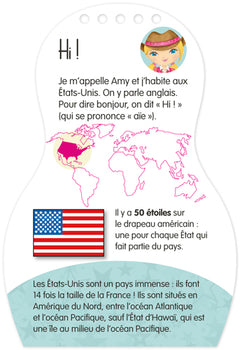 Minimiki - Carnet créatif - Amy aux États-Unis nouvelle édition