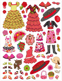 Habille Inès en Espagne