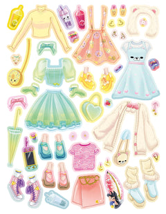 Mes stickers mode Manga