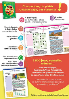 Almanach Notre Temps - Édition 2024