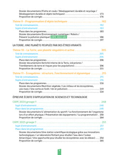Réussir mon CRPE Sciences et technologie épreuve d'admissibilité écrit M2 - 2026 2027