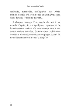 Face au monde d'après